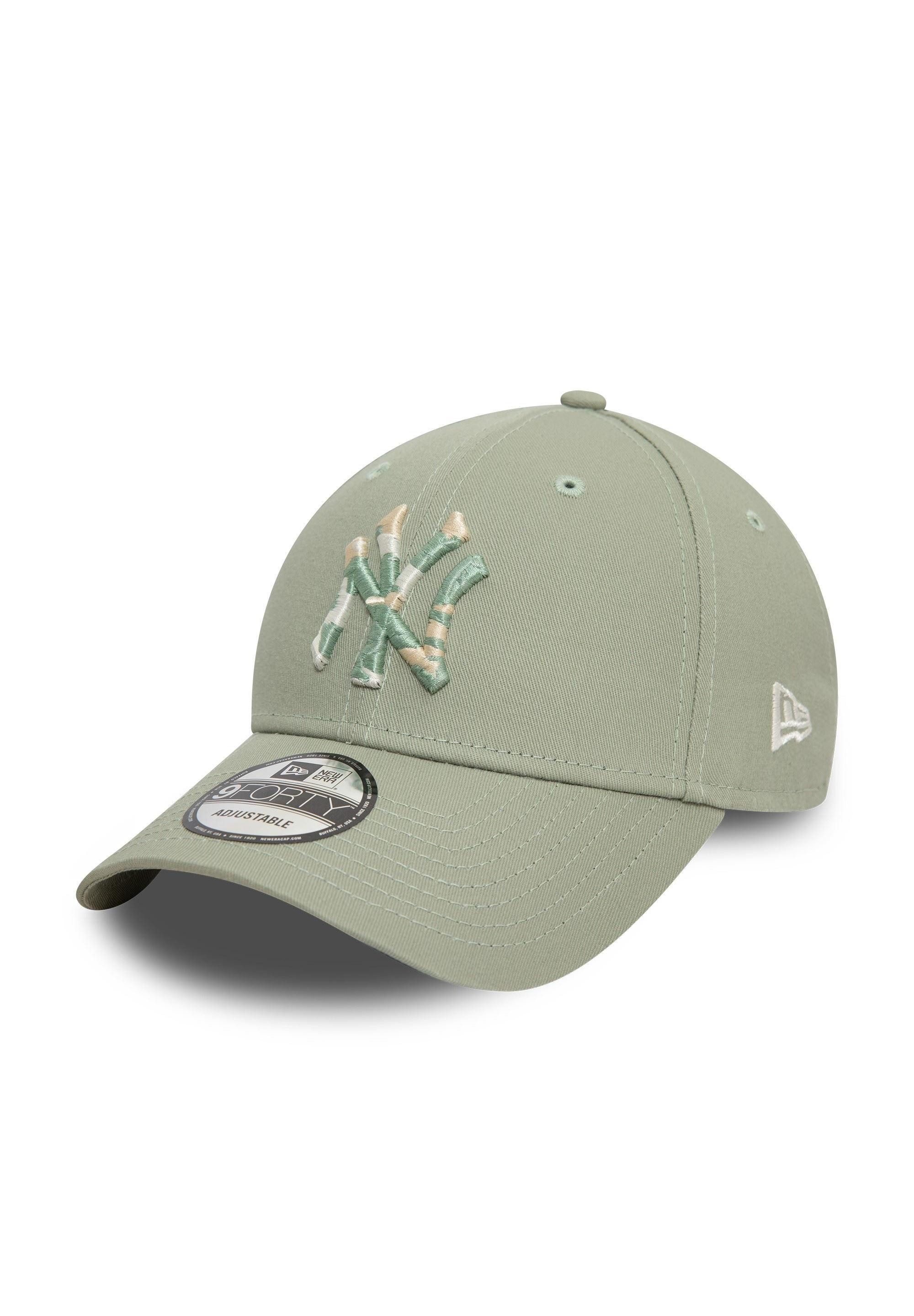Baseball Cap New York Yankees MLB Camo Infill Grün Verstellbare 9Forty Cap New Era