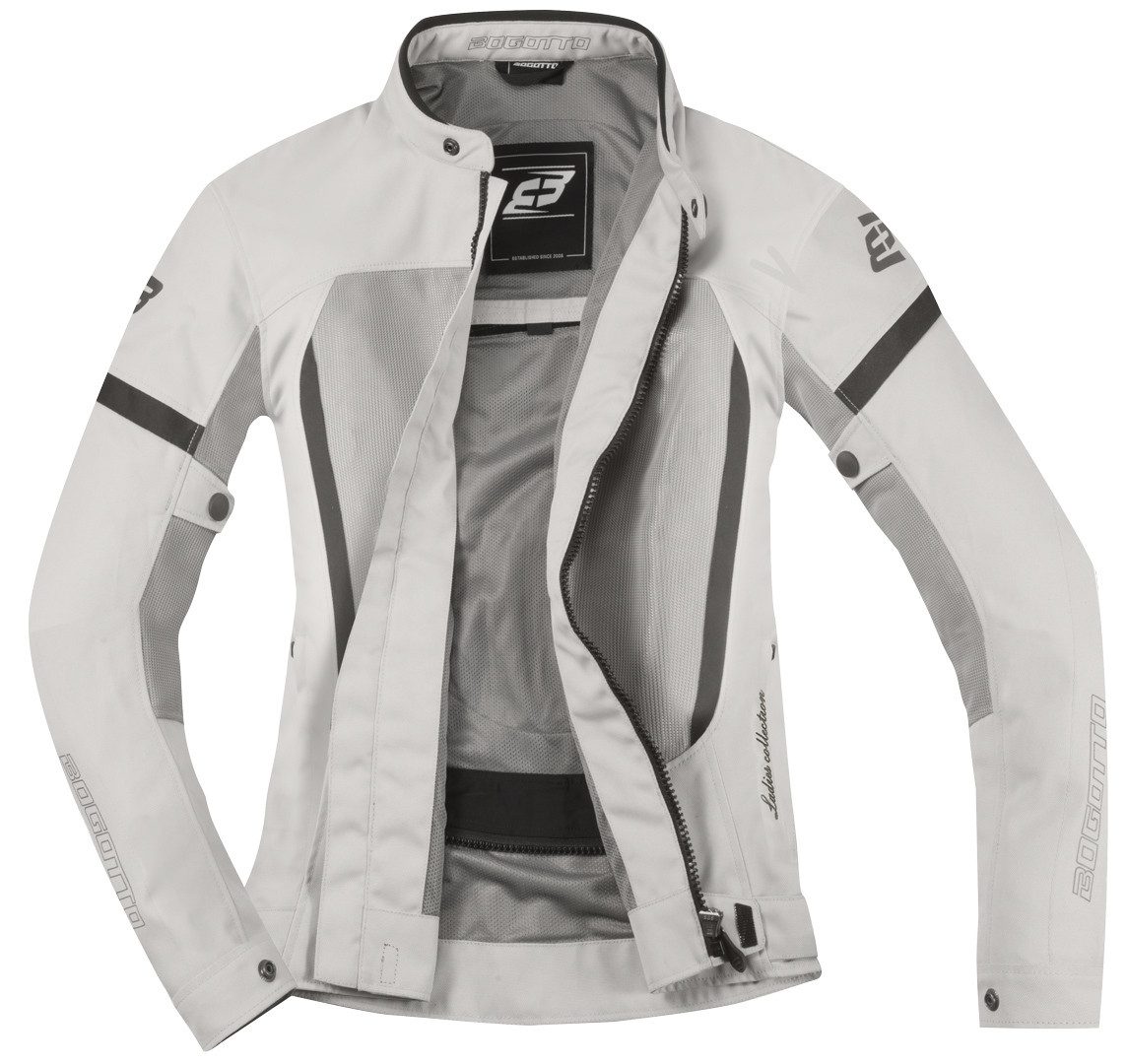 Bogotto Motorradjacke Alastor Air Mesh Damen Motorrad Textiljacke Verbindungsreißverschluss,Ellenbogenprotektoren enthalten,perfori – Bild 4 von 4