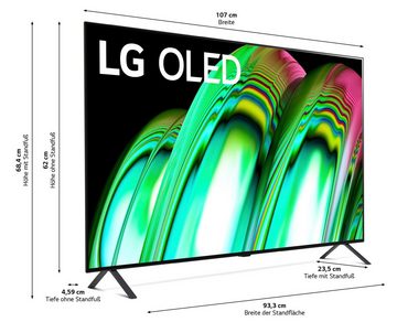 LG OLED48A29LA OLED-Fernseher (121 cm/48 Zoll, 4K Ultra HD, Smart-TV, α7 Gen5 4K AI-Prozessor, selbstleuchtende Pixel, perfektes Schwarz, Sprachassistenten)