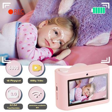 HT C5 Kinderkamera (Touchscreen Digitalkameras mit Front- und Hecklinse)
