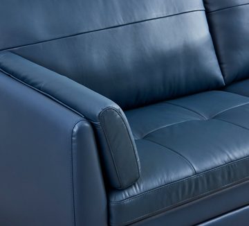 V6 Sofa »Ledersofa S123 VITTORIA, edel & elegant Design, Bestes Preis-Leistungsverhältnis Echtleder im Komfortbereich, abnehmbare Kissen, Metallfüße, Montage in einer Minute, schnelle Lieferung auf Lager, möglich für Unternehmenskauf«
