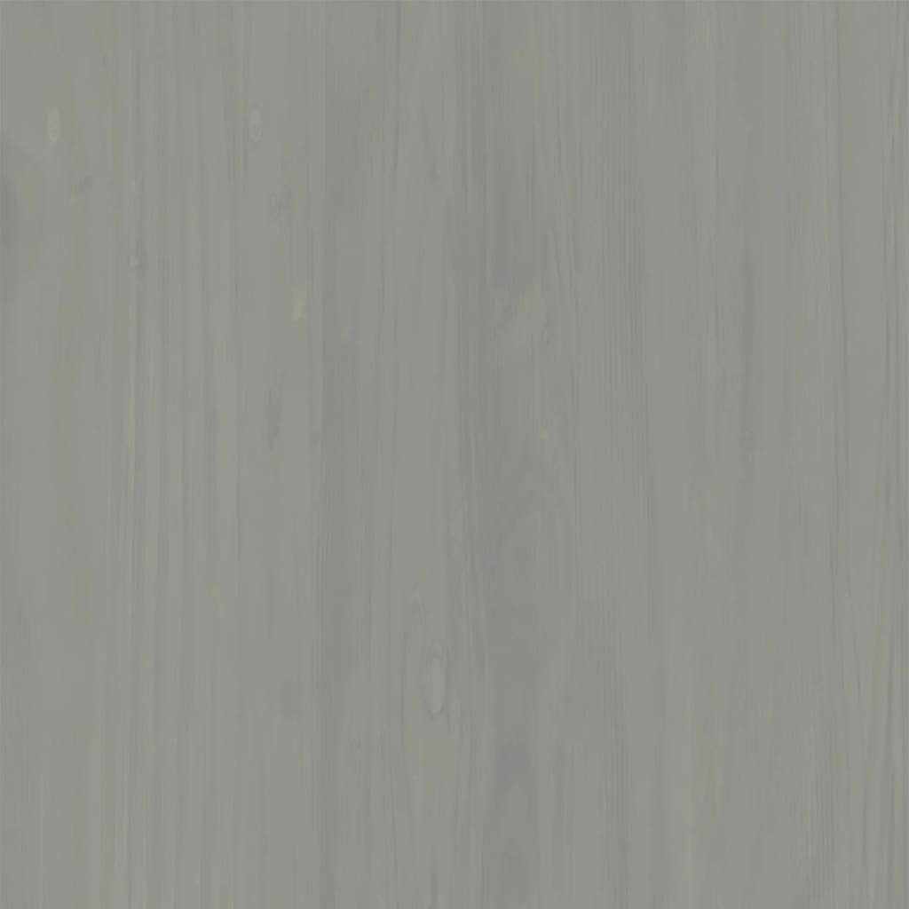 Grau Bücherregal furnicato Kiefer Massivholz cm 60x35x114,5 VIGO