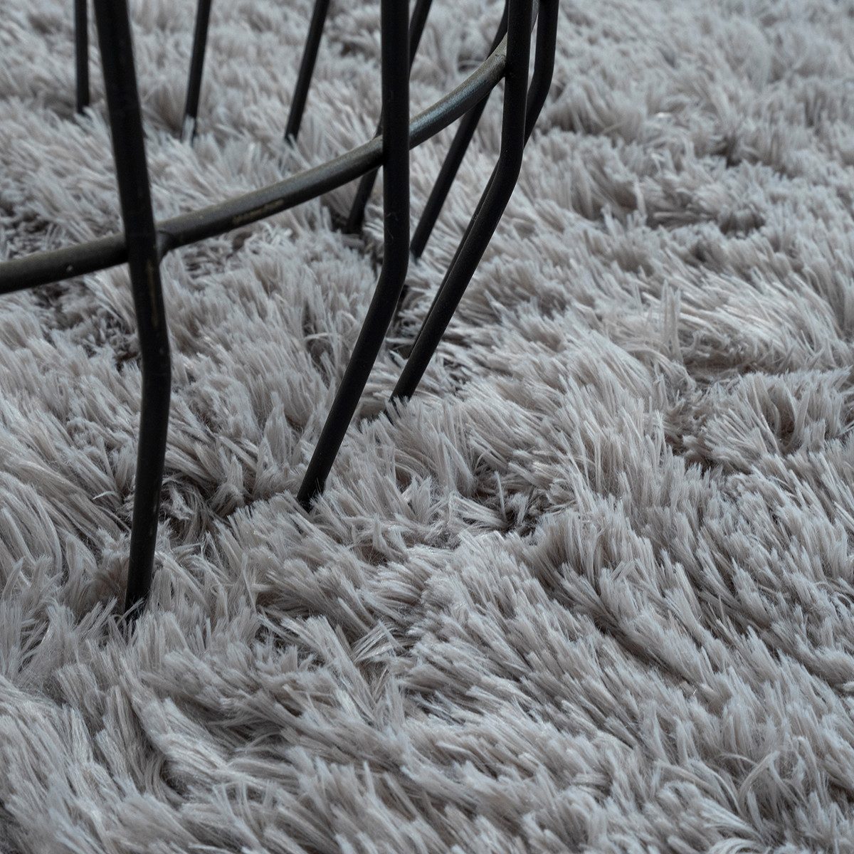 the carpet Teppich Soft Shaggy, rund, günstig online kaufen
