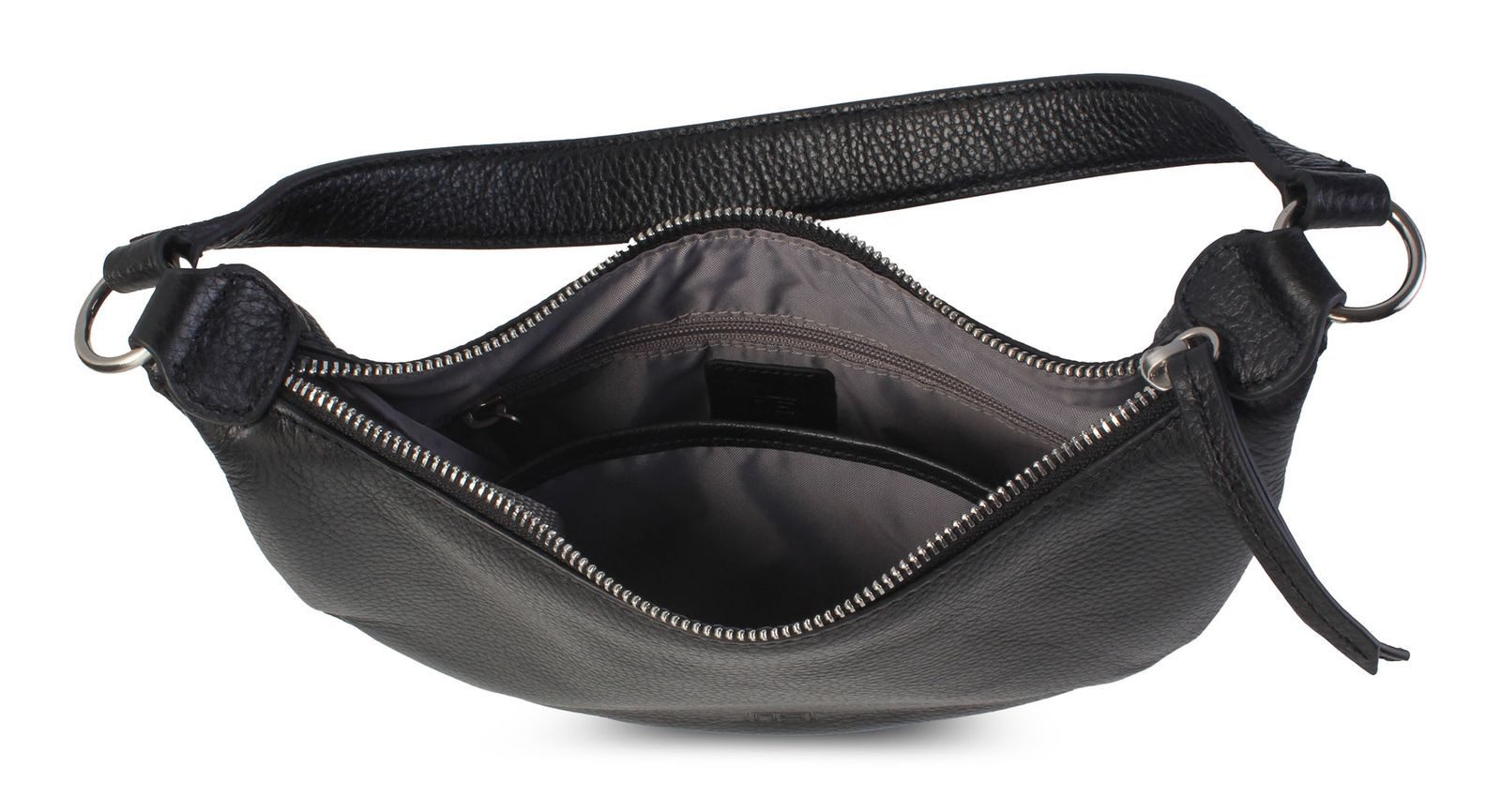 Jost Schultertasche Hobo Bag, aus echtem Rindsleder