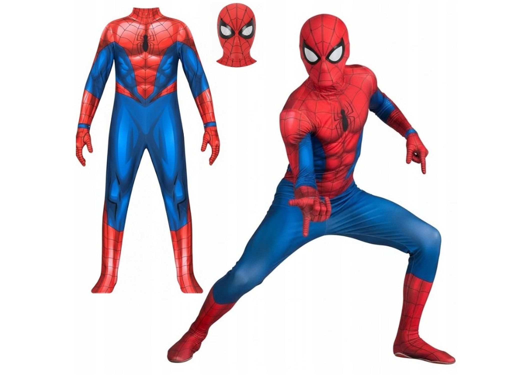 MARVEL Kostüm Spider-Man Kostüm für Kinder, Ball, Karneval, Geburtstag Marvel