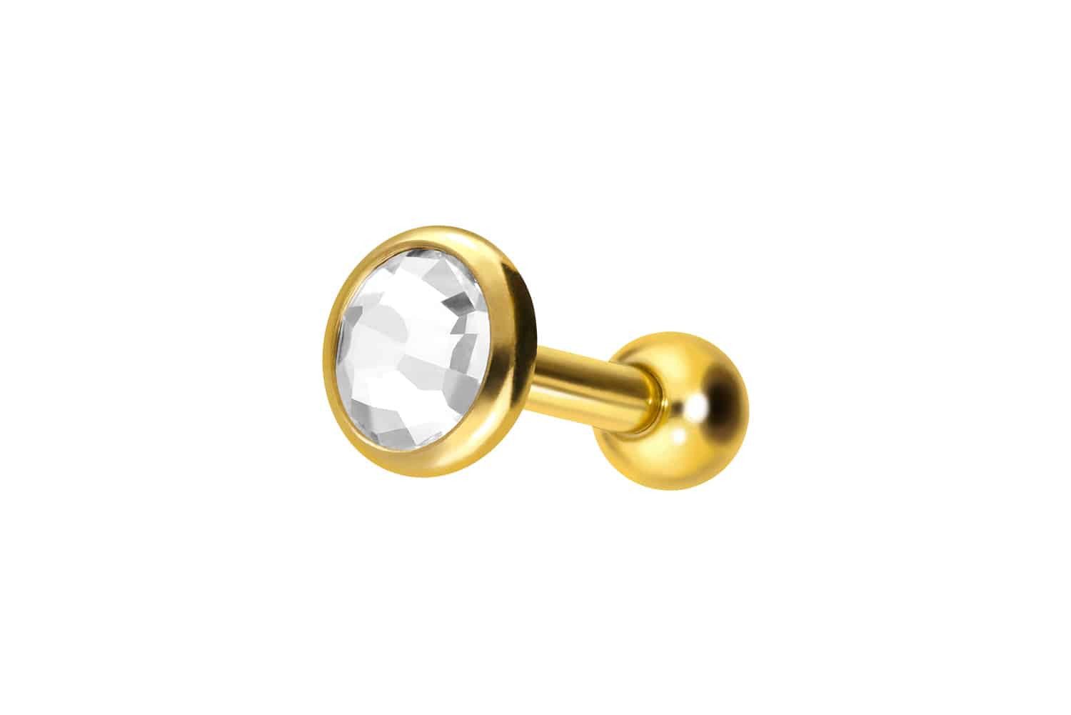 PIERCINGLINE Single-Ohrstecker Titan Ohrpiercing mit Innengewinde günstig online kaufen