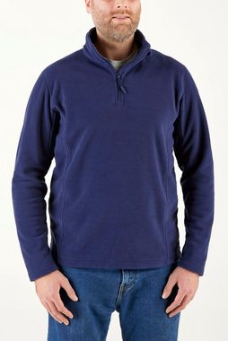 Northern Country Troyer (Stehkragen schütz vor Wind und Wetter, pflegeleichte Qualität) aus weichem Fleece mit Kinnschutz, angenehm wärmend, Anti-Pilling