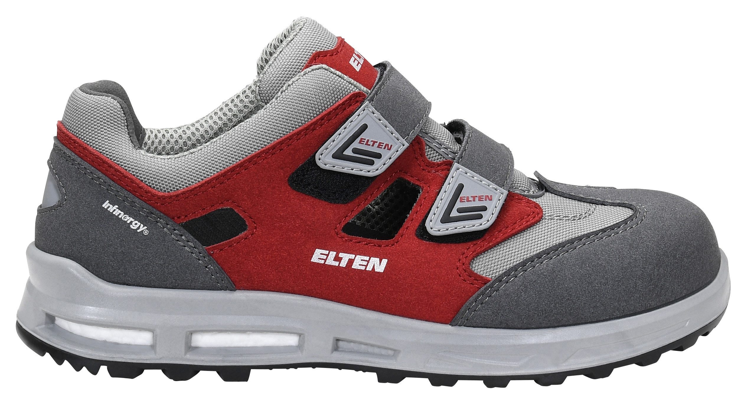 ELTEN TRAVIS XXT grey-red Easy ESD S1 Sicherheitsschuh (Schuhkarton, Paar) – Bild 3 von 5
