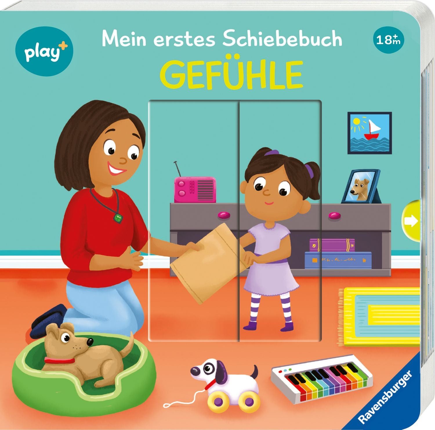 Play+ Mein erstes Schiebebuch Gefühle - ab 18 Monate / Maria Höck