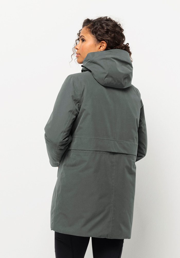 Jack Wolfskin SALIER slate-green COAT Funktionsmantel