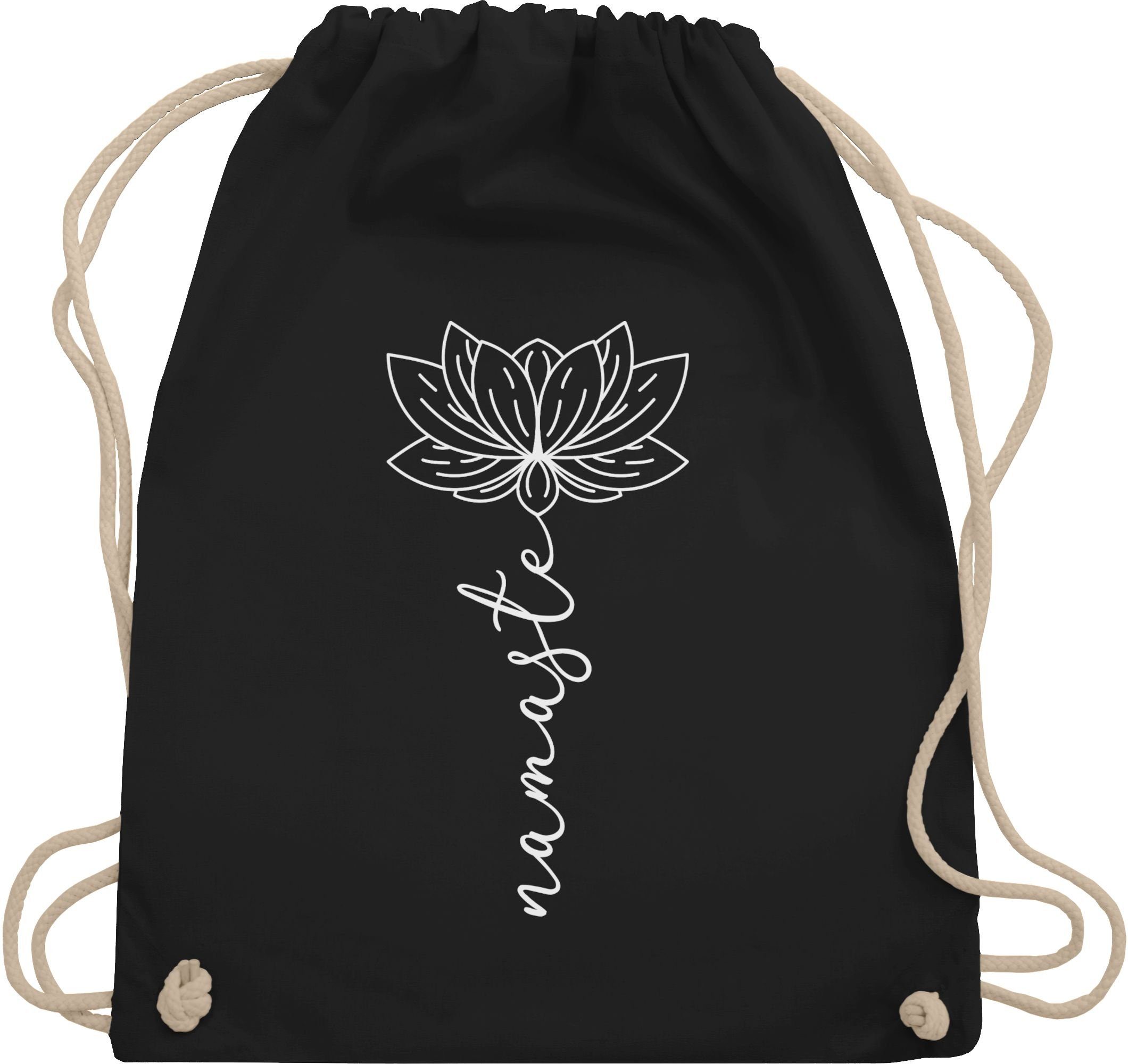 Turnbeutel Namaste Lotusblüte Yoga Chakra