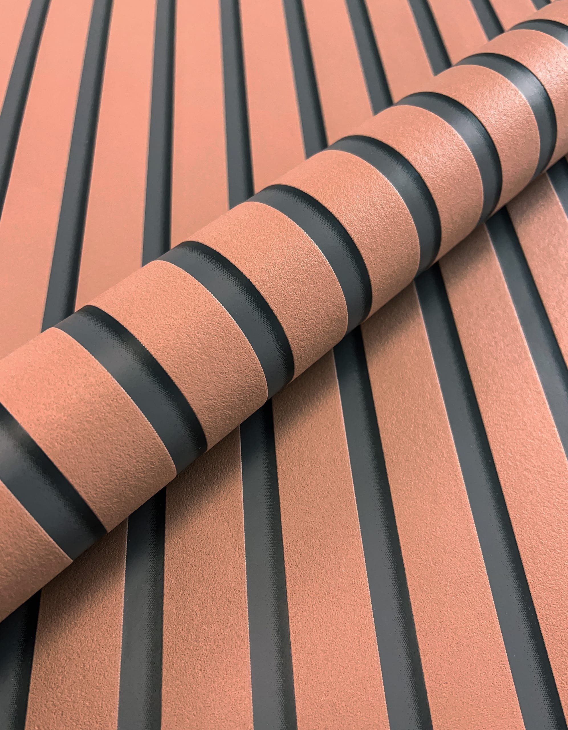 Newroom Vliestapete, Rot Tapete Skandinavisch Paneele - Holzwandpaneele Wan günstig online kaufen