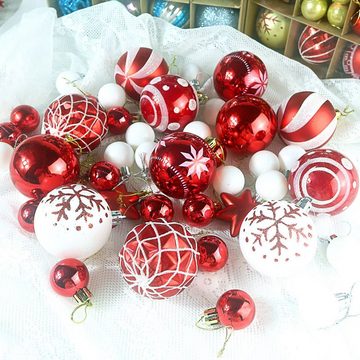 Coonoor Weihnachtsbaumkugel Weihnachtskugeln, Ornamente für den Weihnachtsbaum, für Weihnachts (40 St)