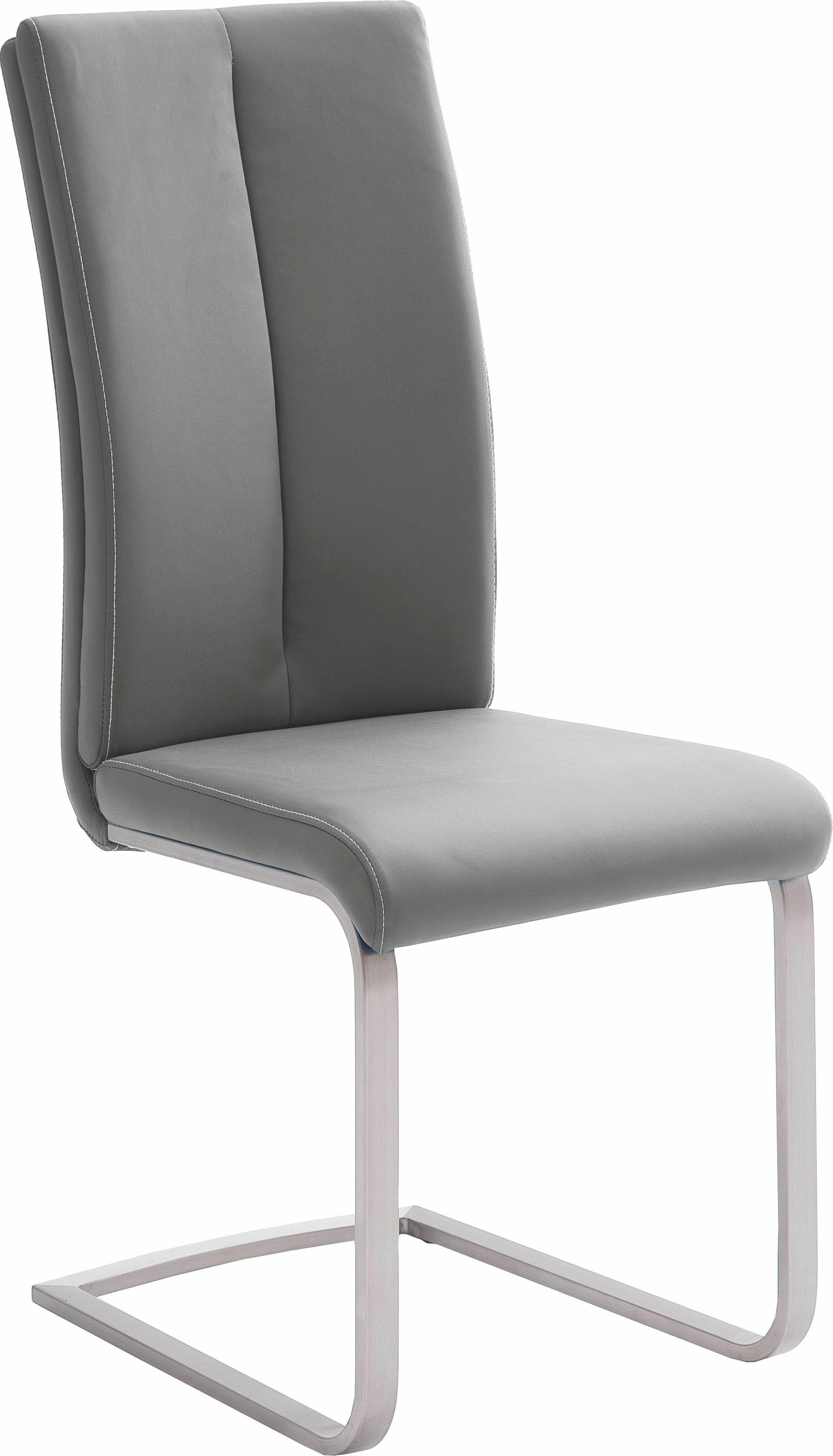 MCA furniture Freischwinger Paulo 2 (Set, 4 St), Stuhl belastbar bis 120 kg Grau | Grau