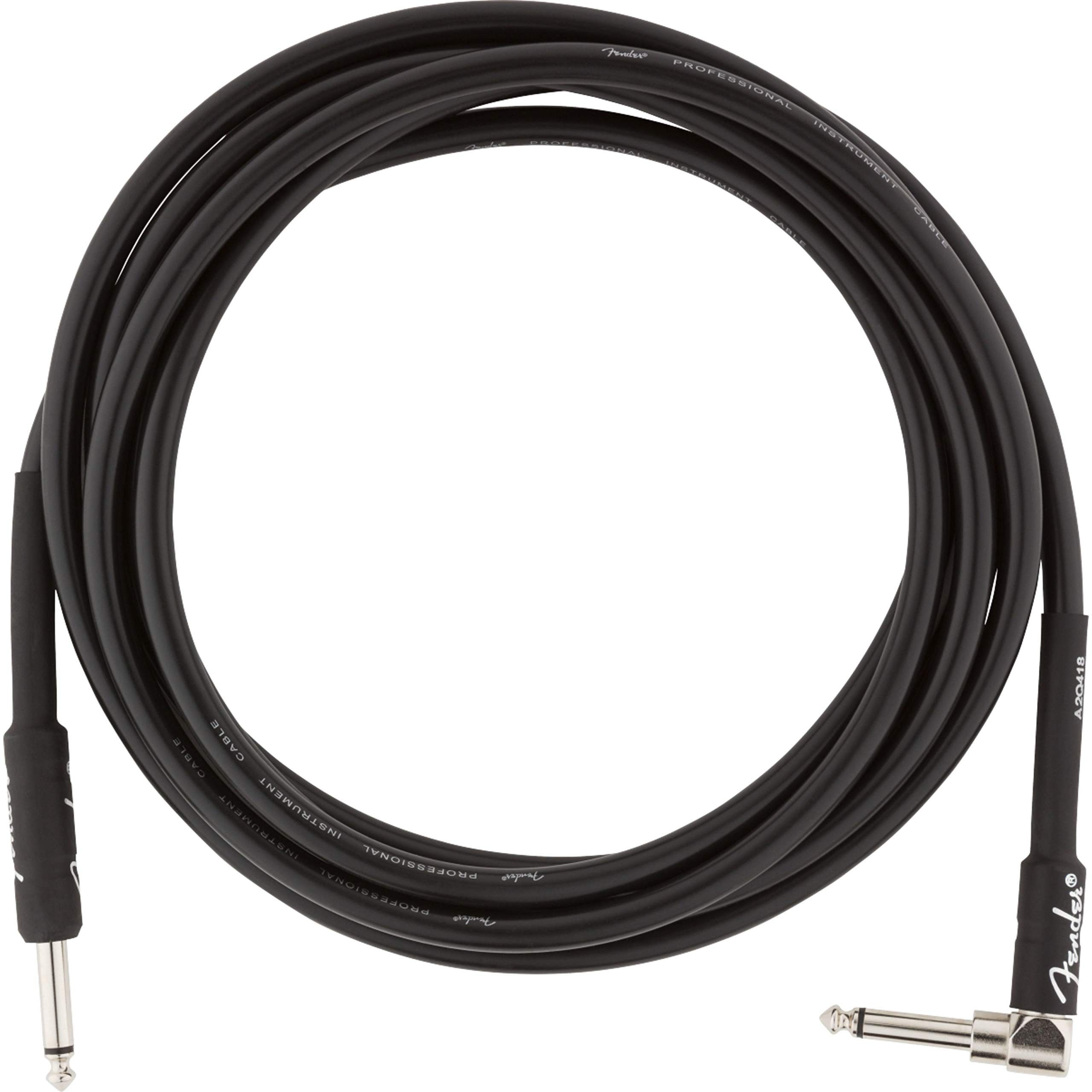 Fender Instrumentenkabel, Professional Instrument Cable BLK 3 m - Instrumentenkabel