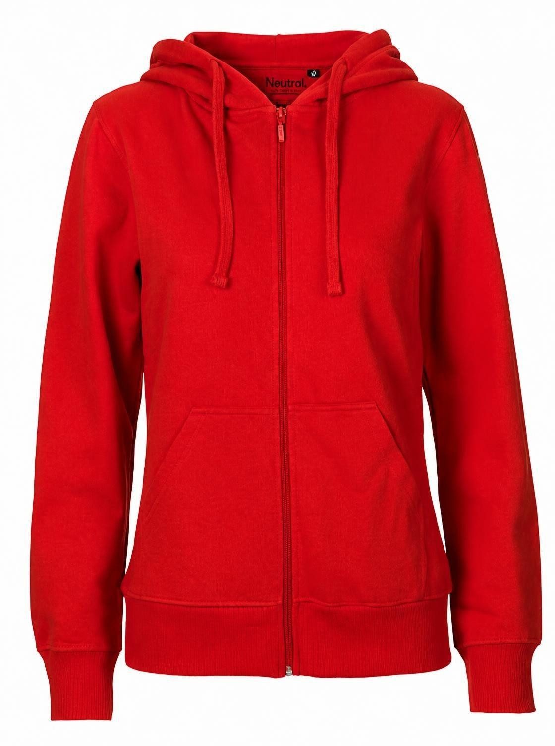 Neutral Kapuzensweatjacke Ladies Zip Hoodie