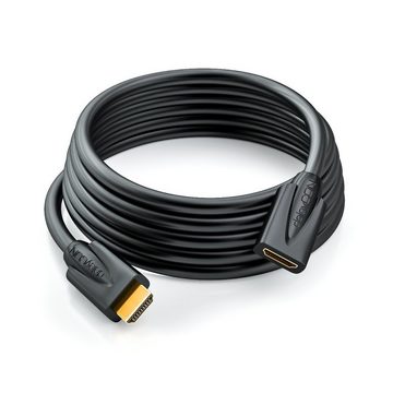 deleyCON deleyCON 5m HDMI Verlängerung-kompatibel zu HDMI HDMI-Kabel