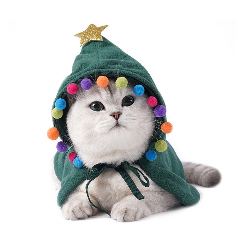 Housruse Tierkleid Tierkostüm, Katzen-Weihnachtskostüm, Haustier, Katze, Weihnachten