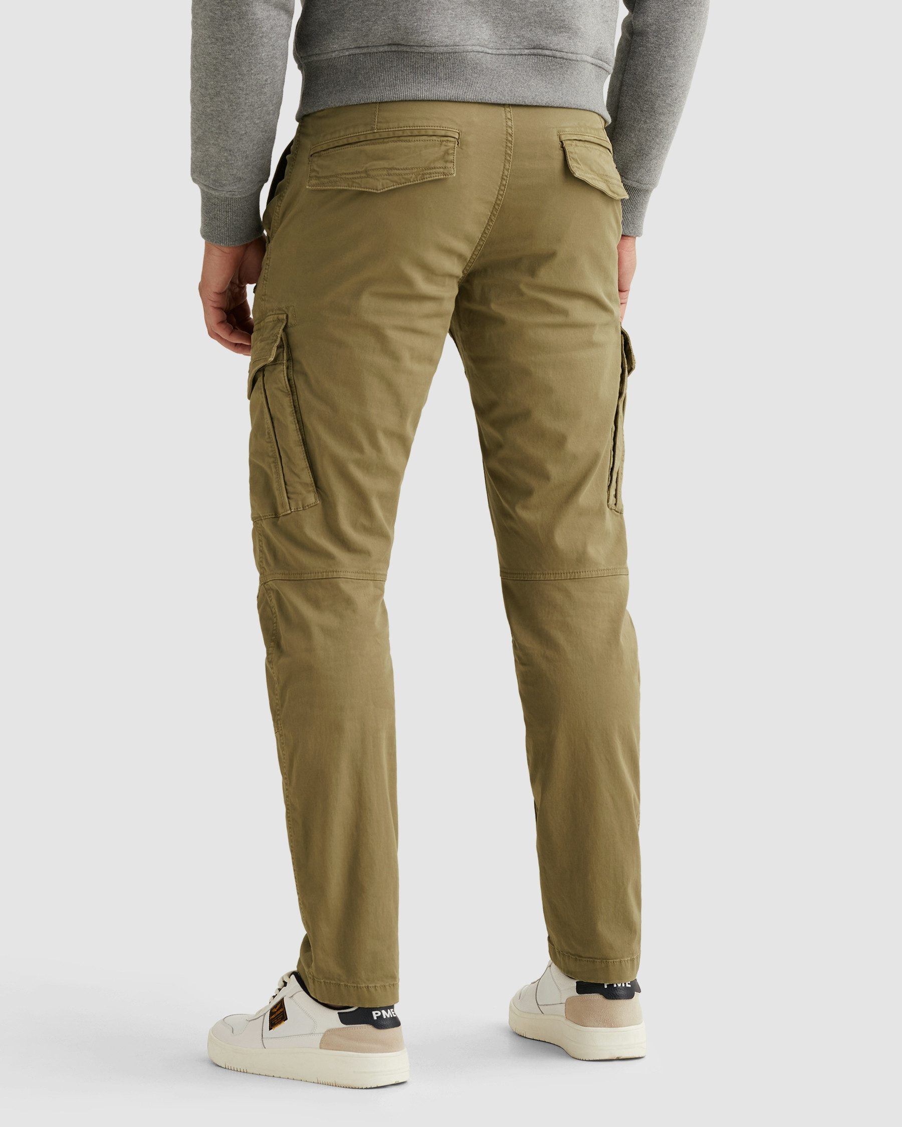 PME LEGEND Cargohose Nordrop Stretch Twill mit Logo Stickerei