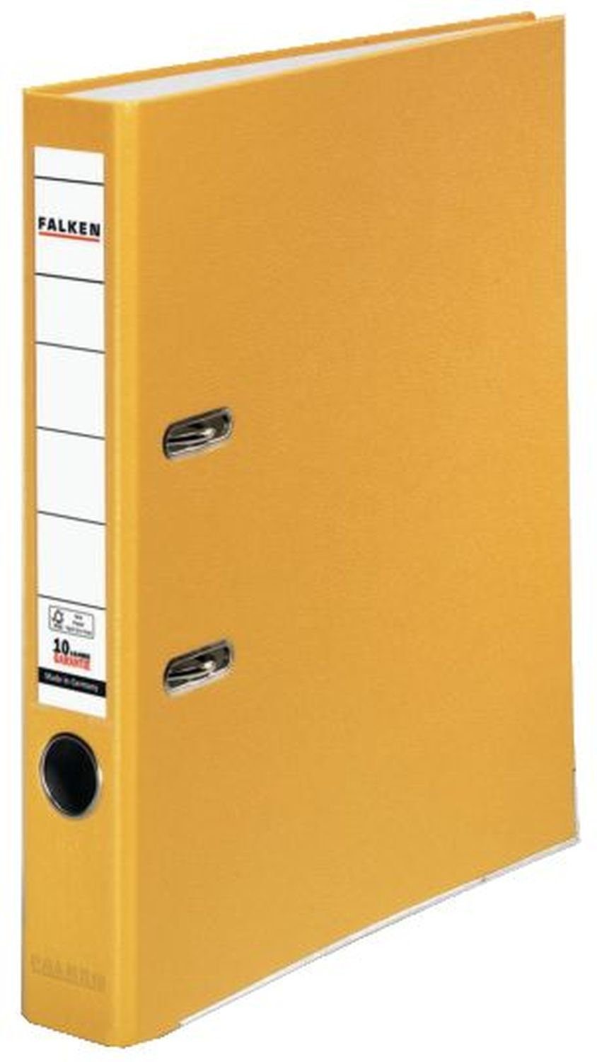 Falken Kugelschreiber Ordner PP-Color S50 - A4, 5 cm, gelb