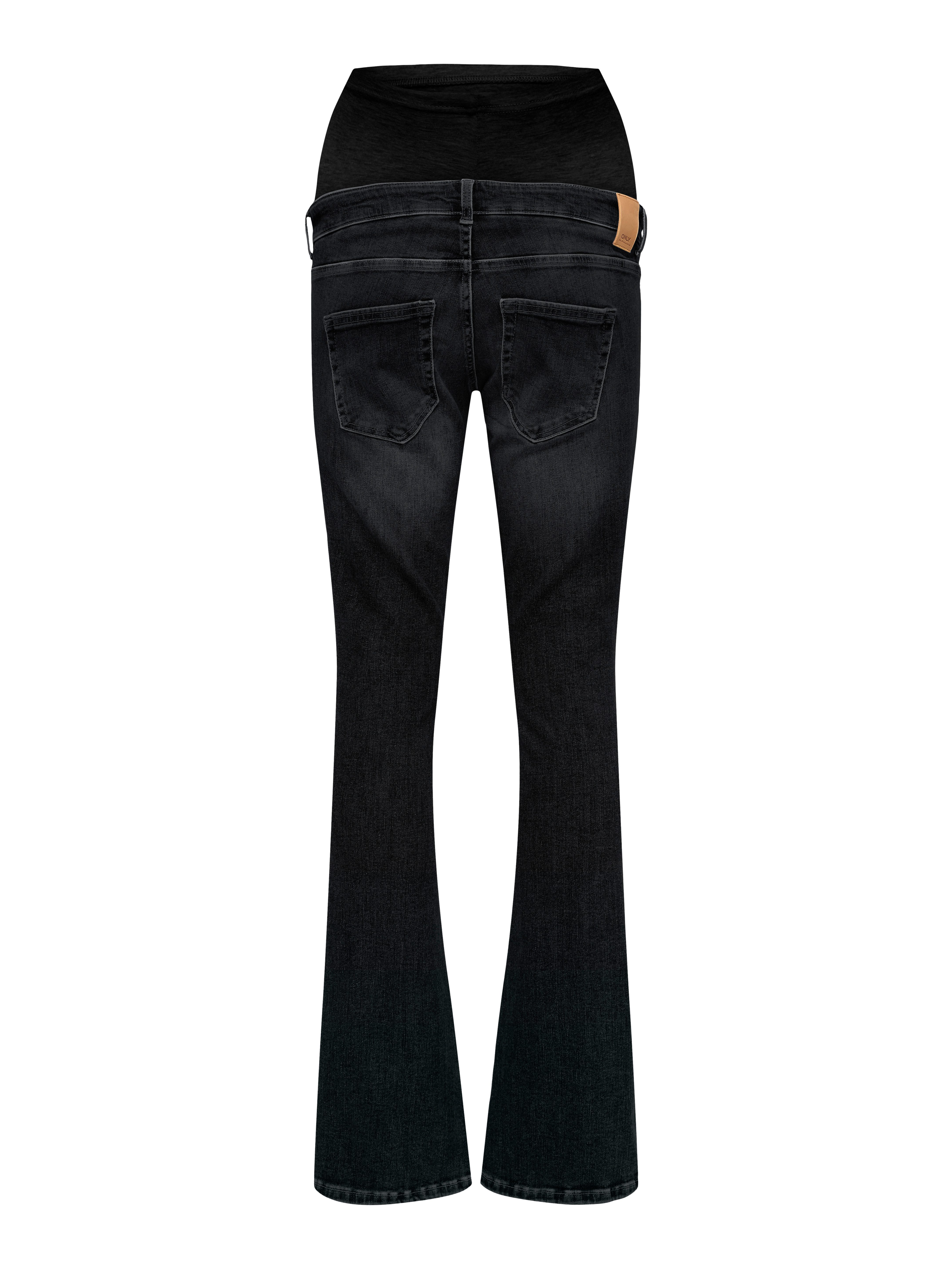 ONLY MATERNITY Bootcut-Jeans OLMBLUSH MID WAIST FLARED DNM BOX NOOS – Bild 5 von 5