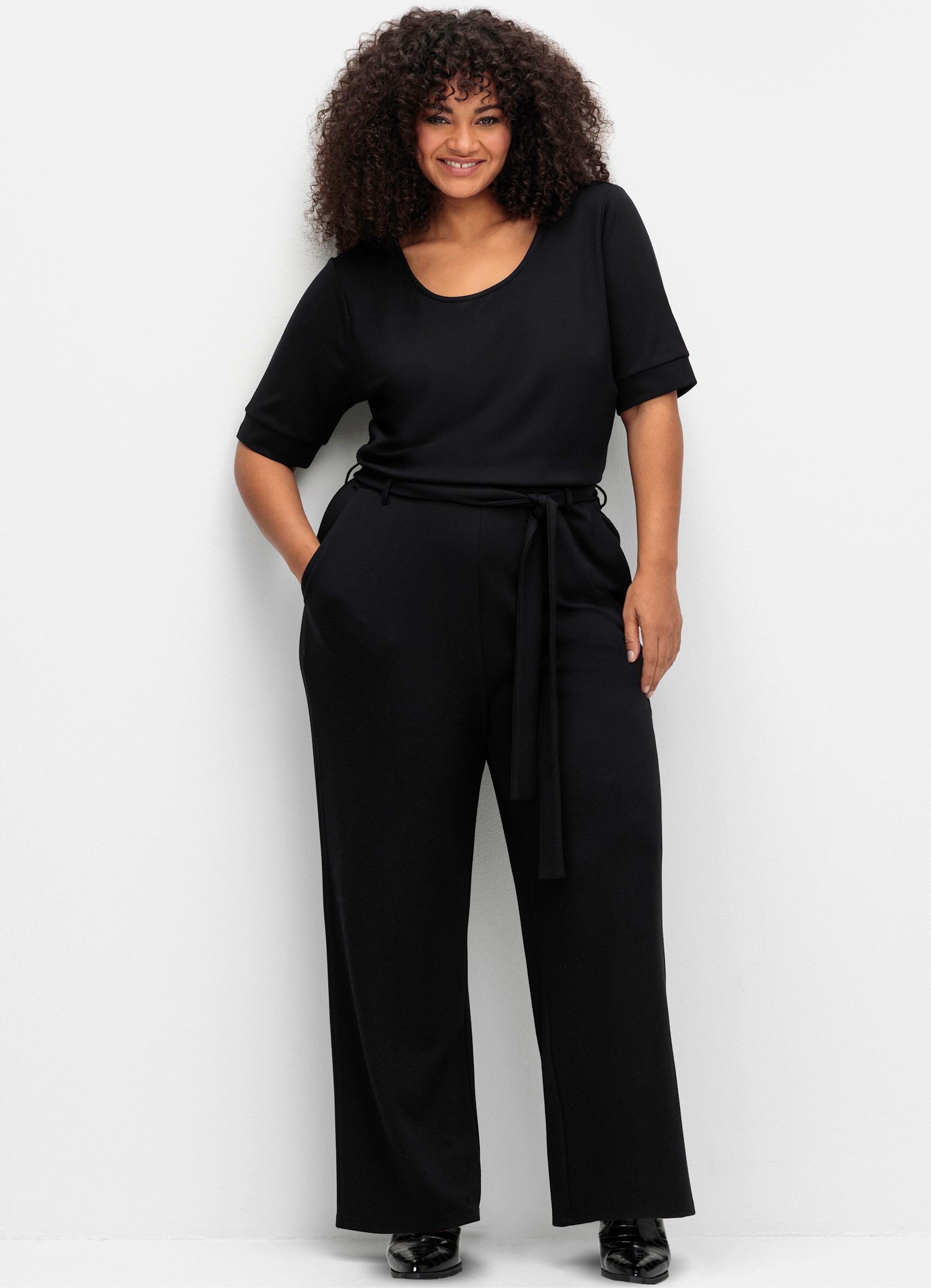 sheego by Joe Browns Jumpsuit Jumpsuit . Innenbeinlänge ca. 70 cm günstig online kaufen