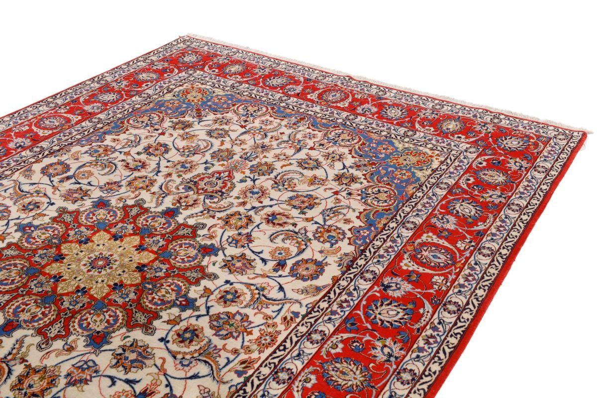 Nain rechteckig, 205x305 Höhe: Orientteppich, Isfahan mm Trading, Seidenkette Handgeknüpfter Orientteppich 6