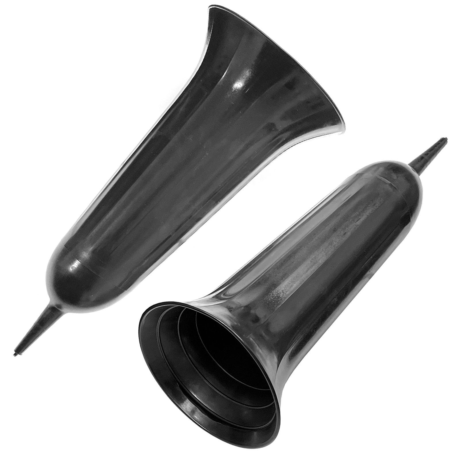 HAC24 Bodenvase Grabvase Kunststoff Schwarz Grabschmuck Friedhofsvase Grabd günstig online kaufen