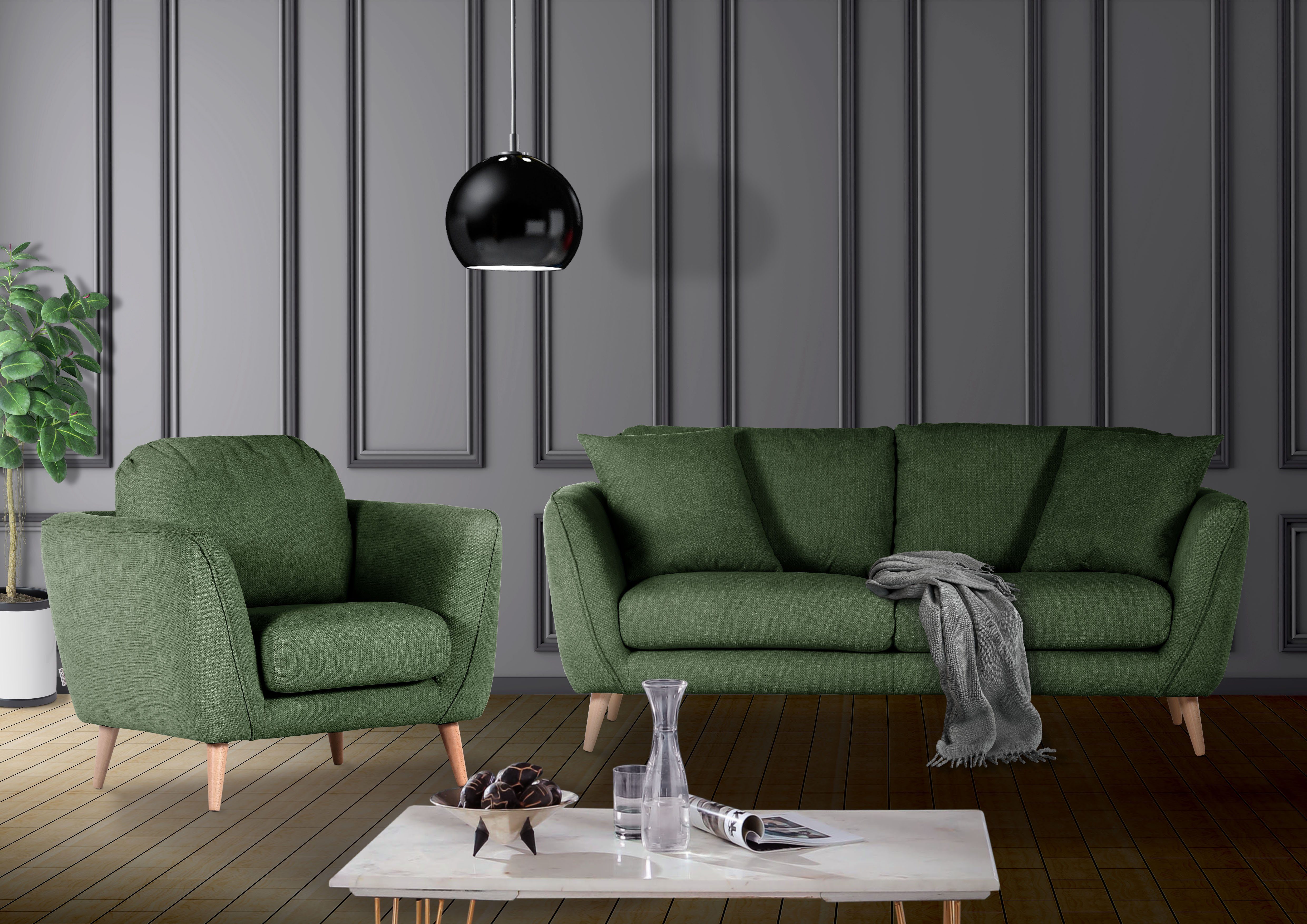 Gutmann Factory Loungesessel | grün | grün grün