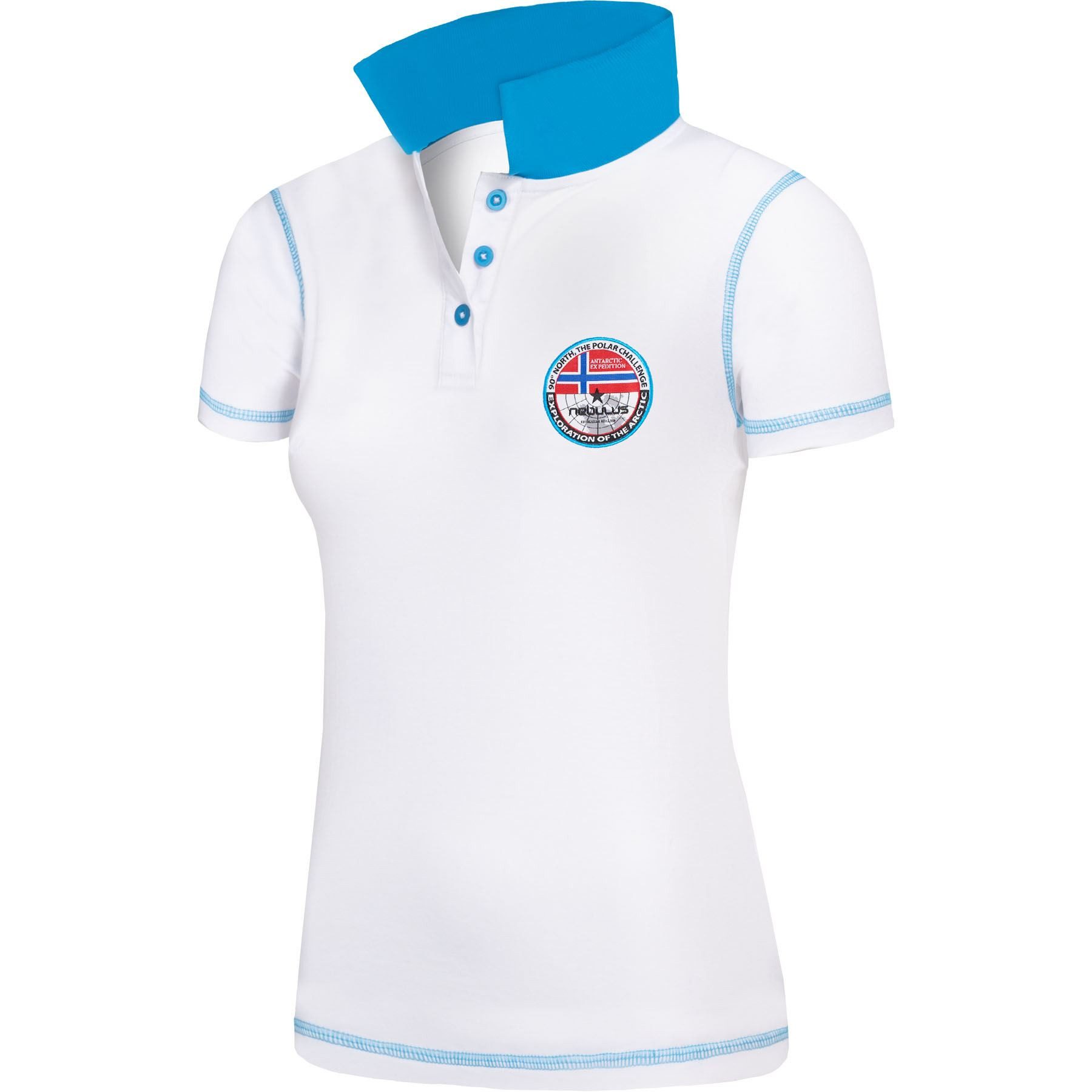 Nebulus Poloshirt ENTERTAIN, P5414 - Damen, weiß, S/36