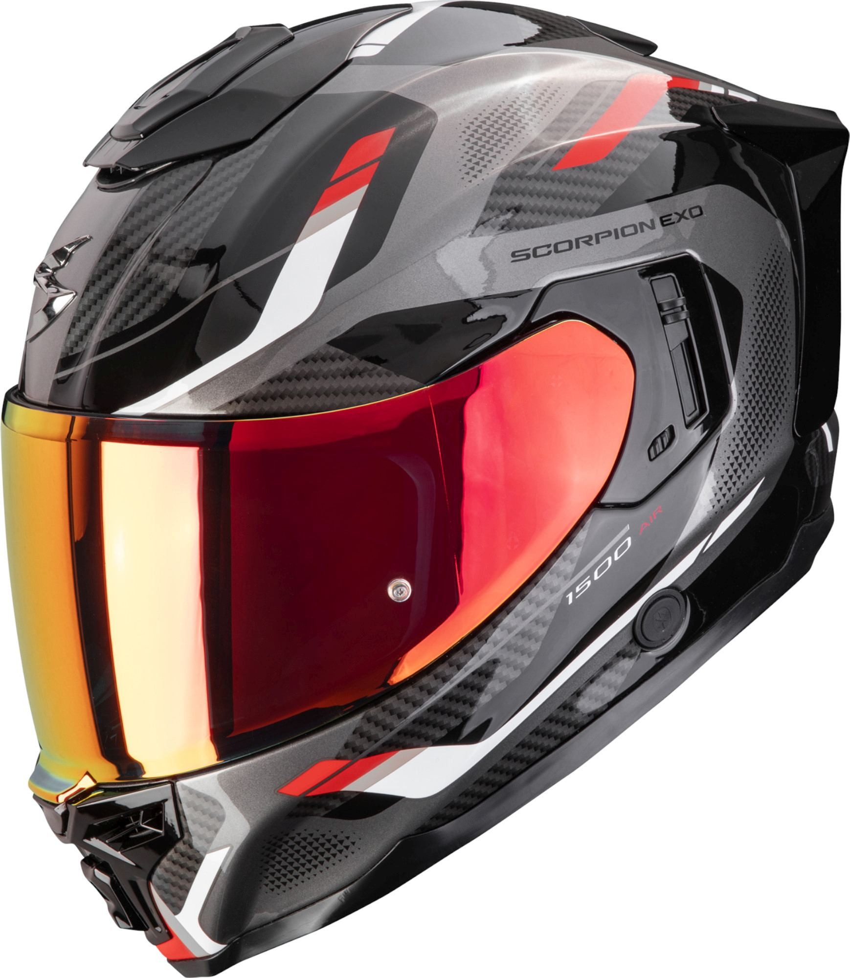 Scorpion Exo Motorradhelm Exo-1500 Air Sleek Helm, Notfallsystem-polsterung (eqrs),geeignet Für Brillenträger,pinloc