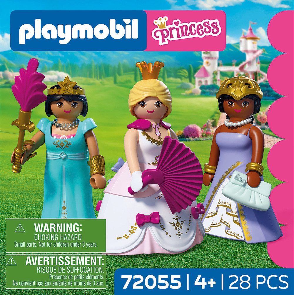 Playmobil® Drei Prinzessinnen (72055), Princess Konstruktions-Spielset, (28 St), Made in Europe