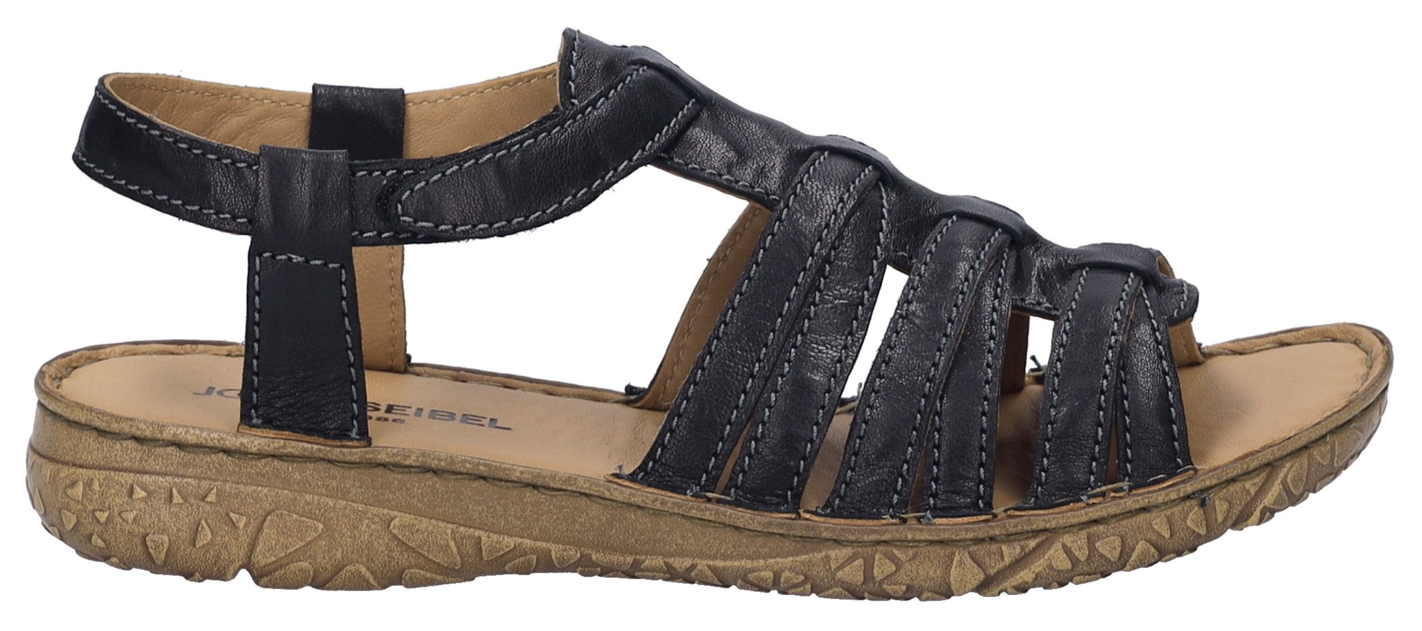 Josef Seibel Ivy 02 Sandale, Riemchensandale, Komfortschuh mit Lederfutter