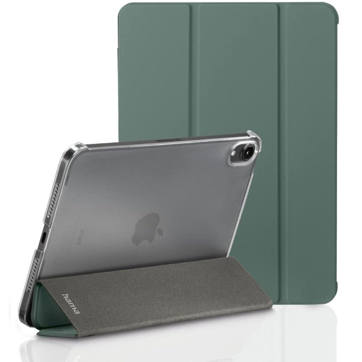 Hama Tablet-Hülle Smart Case Tasche Fold Clear Cover Hülle Grün, Standfunktion Magnet-Verschluss für Apple iPad mini 6 2021 8,3" – Bild 2 von 5