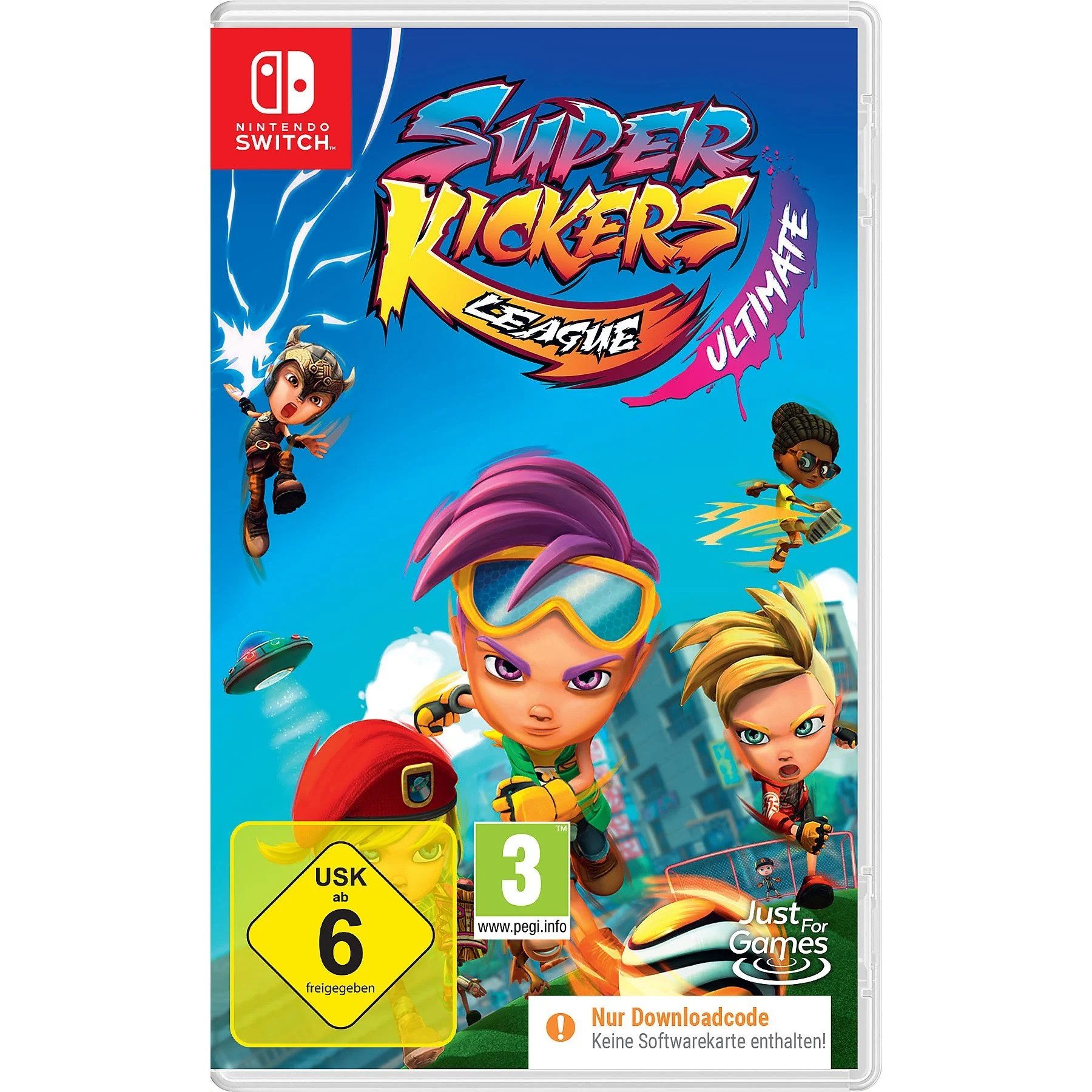 Nintendo Switch Spiel Super Kickers League Ultimate - Downloadcode Nintendo Switch