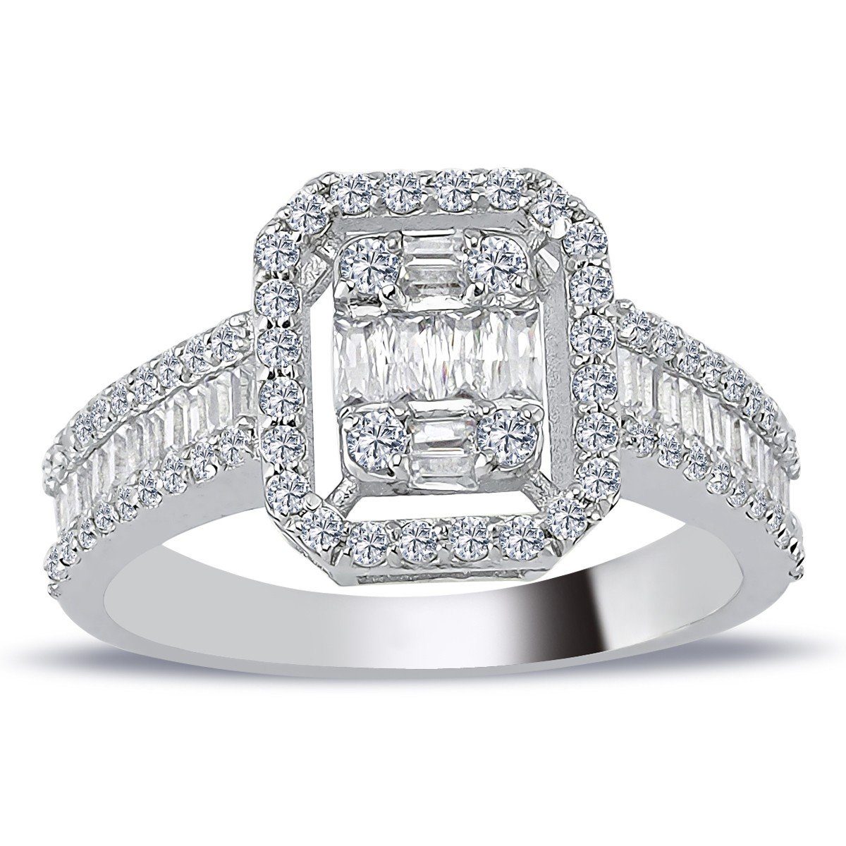 EinStein Diamant Diamantring Damenring Baguette und günstig online kaufen