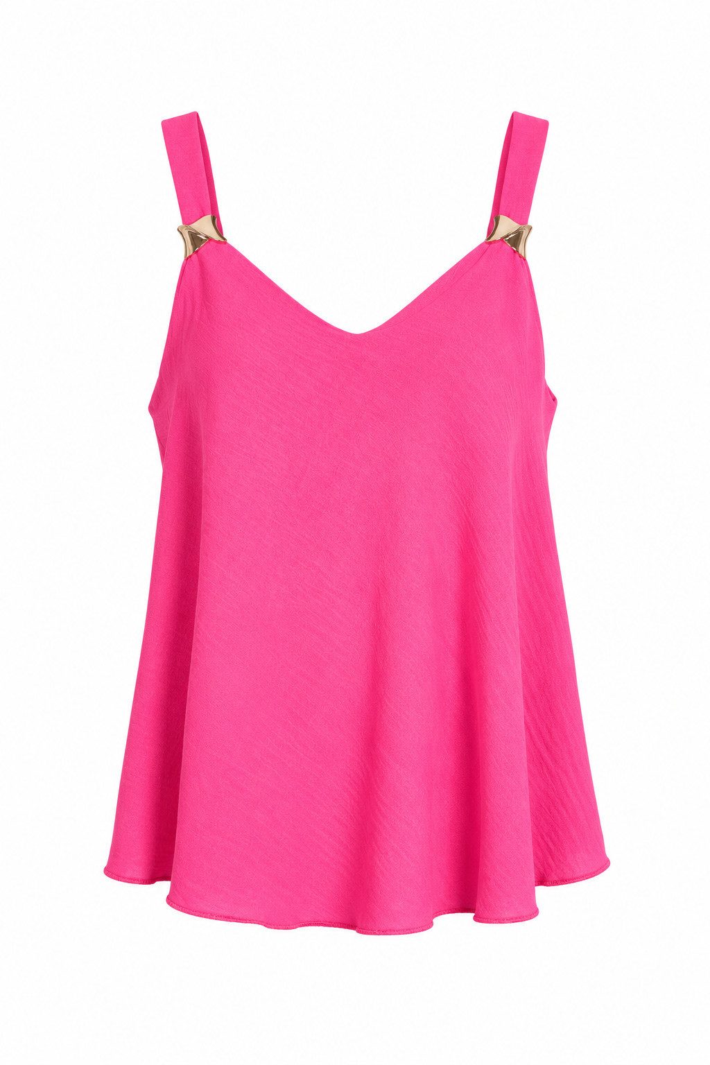 ITALY VIBES Trägertop - elegantes Ärmelloses Shirt - sommerliches Damen Top ONE SIZE, passend von Größe S bis XL