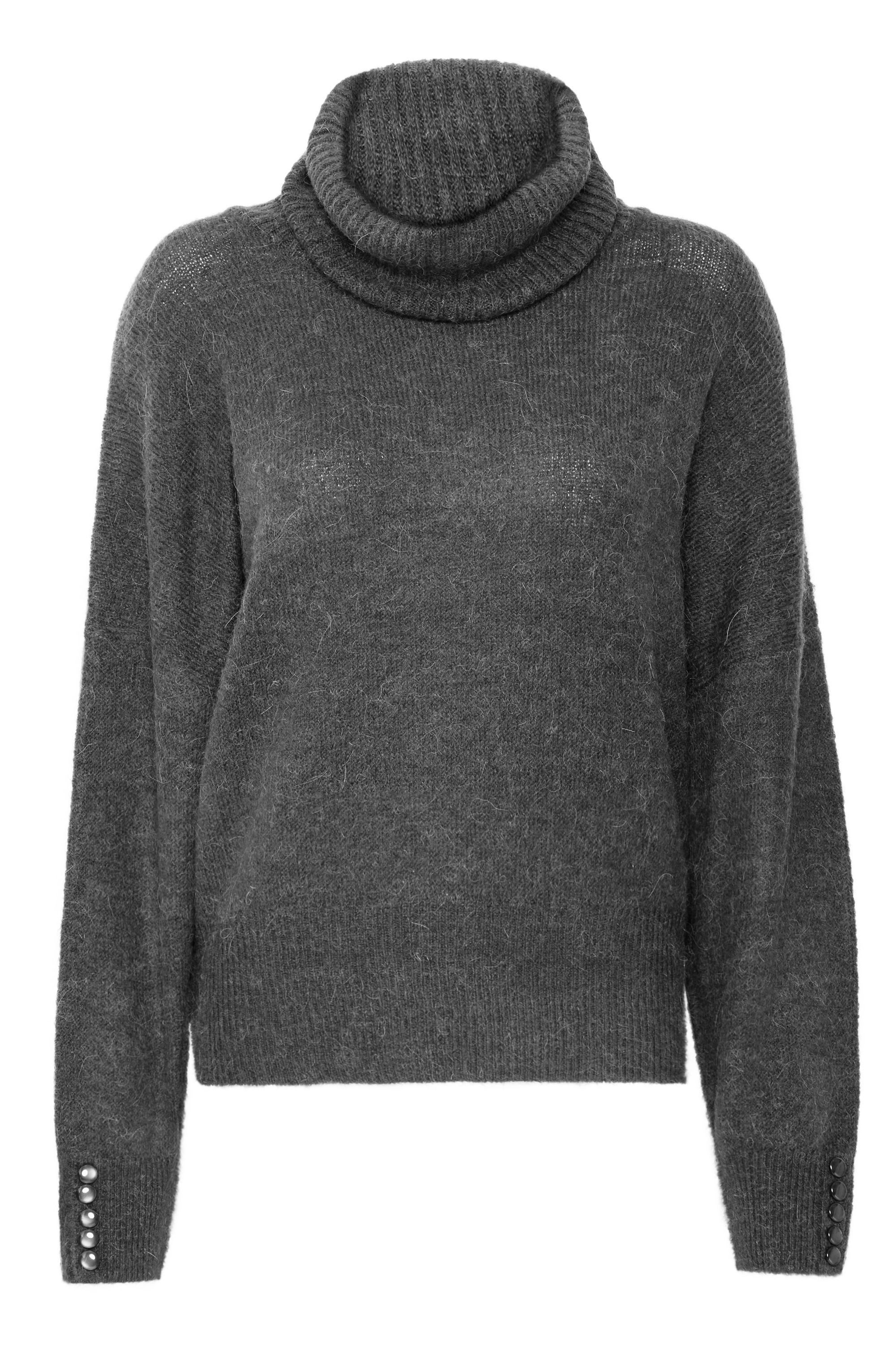 Ichi Strickpullover Rollkragenpullover günstig online kaufen