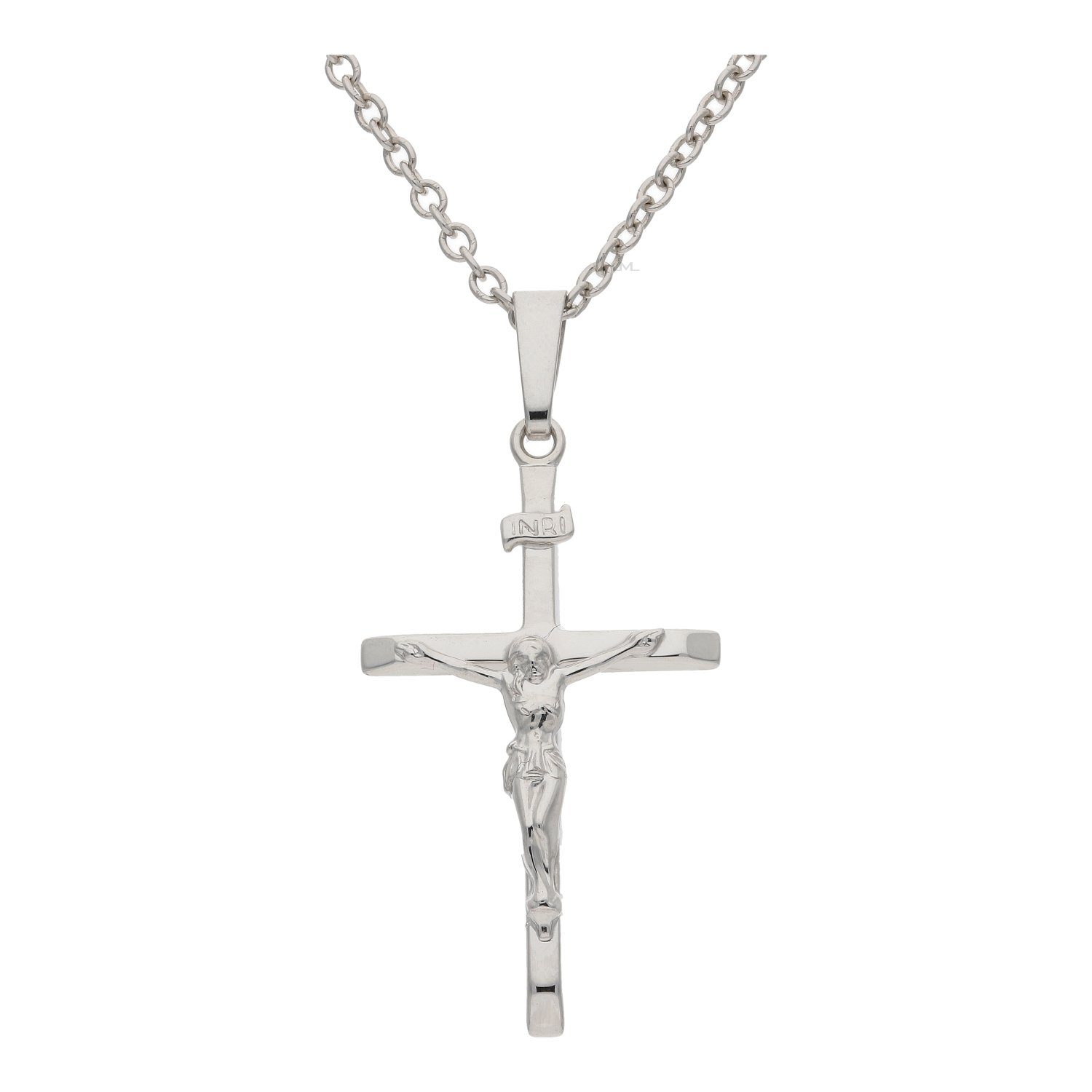 Kreuzanhänger JuwelmaLux Anhänger 925/000 Sterling Silber Kreuz Korpus JL32-02-0187