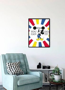 Komar Poster Mickey Mouse Do it, Disney (1 St), Kinderzimmer, Schlafzimmer, Wohnzimmer