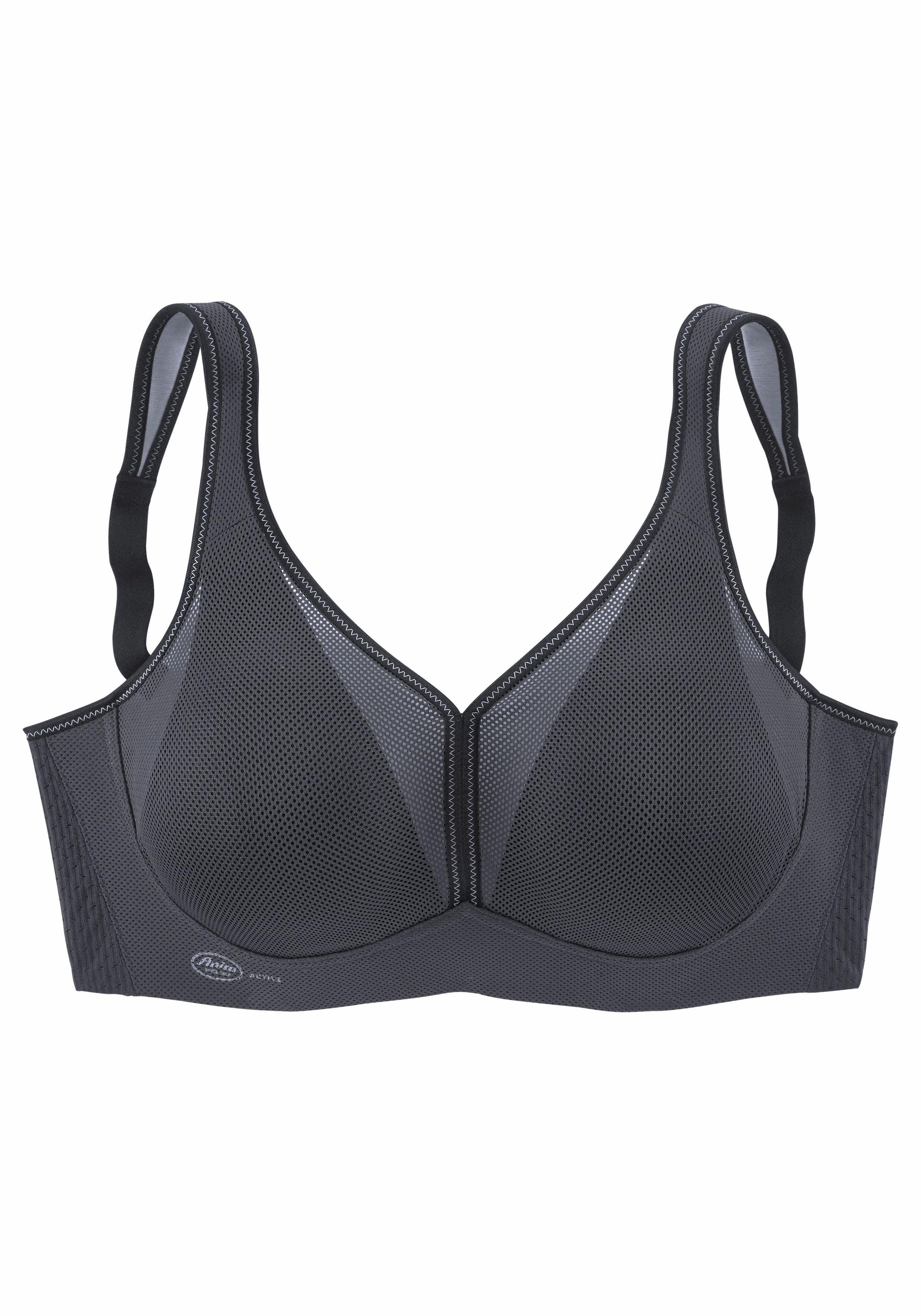 Anita Active Sport-BH Air Control Deltapad doppellagige Cups, gepolsterte Träger, mit Print, feminin, weich – Bild 2 von 5