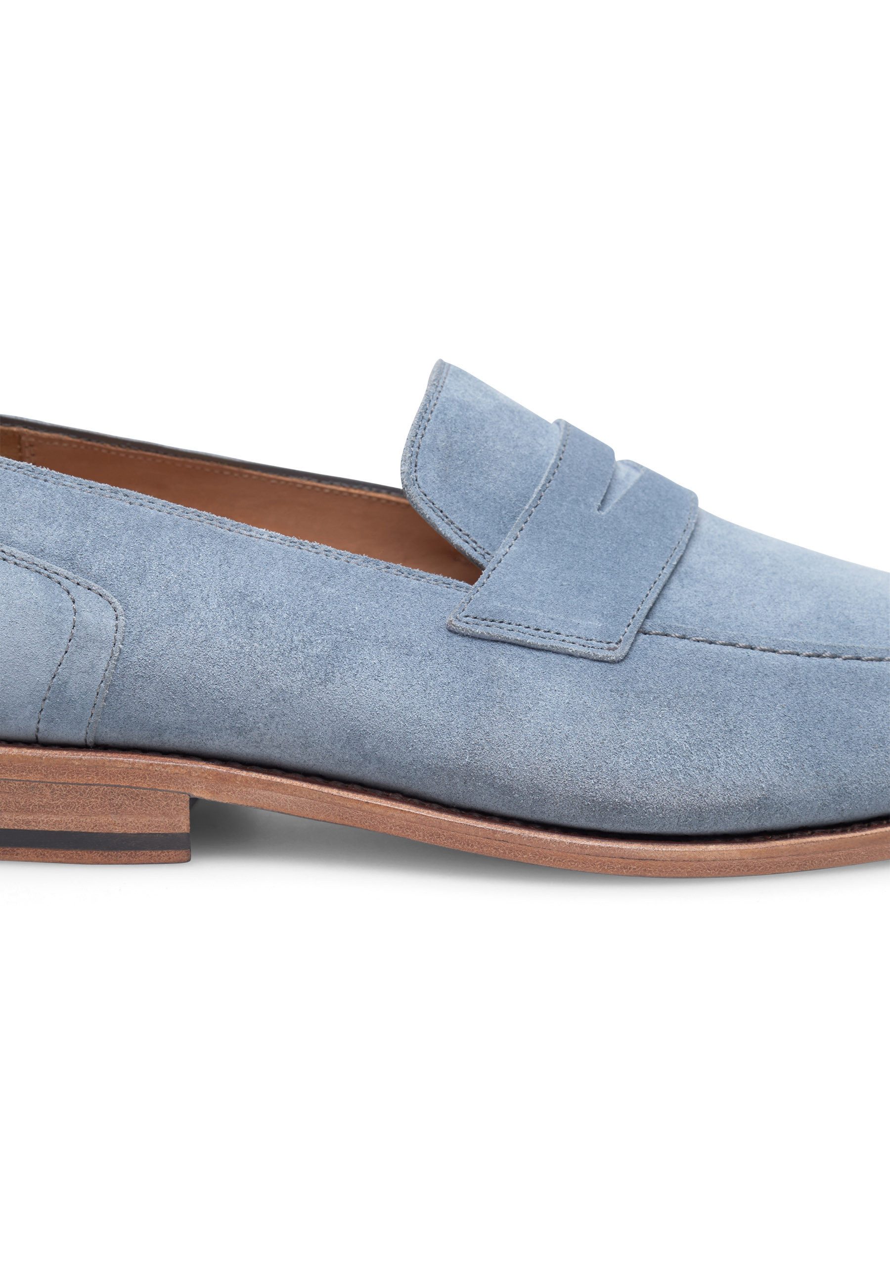 Henry Stevens Marshall PL Businessschuh Loafer Herren Halbschuhe Leder handgefertigt, Anzugschuhe Slipper