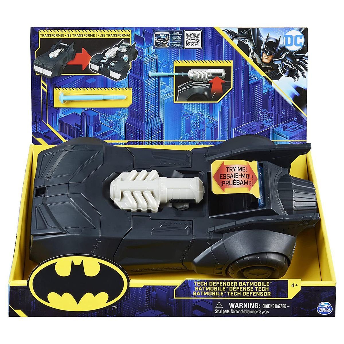 Spin Master Spielzeug-Auto »Spin Master 6062755 (20134611) - DC - Batman -  Tech Defender Batmobil, verwandelbar« online kaufen | OTTO