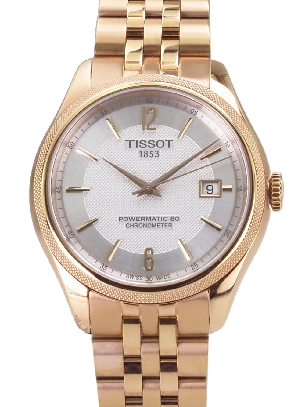 Tissot Automatikuhr Herren Uhr 40 mm Ø T1084083303700 Powermatic 80, Saphirglas und Glasboden