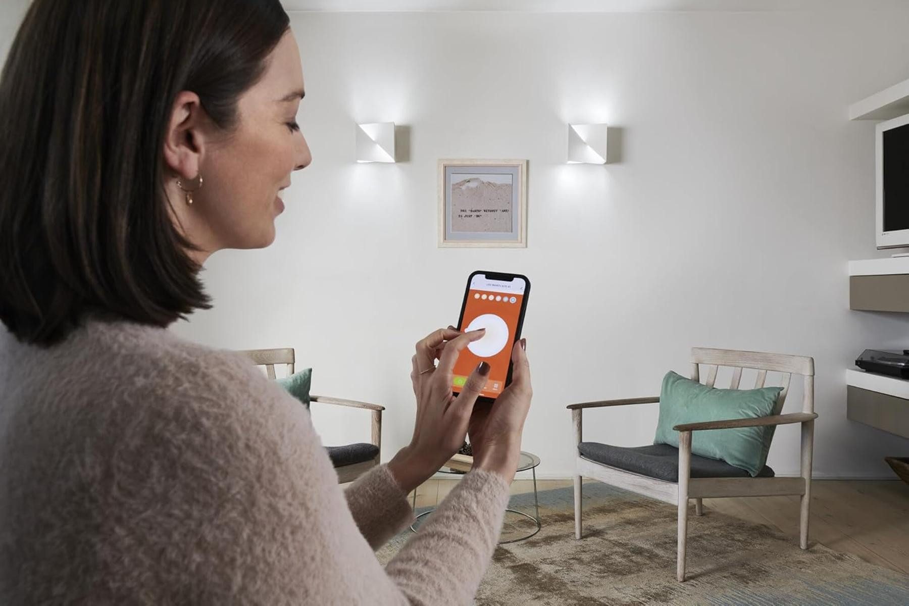 Ledvance LED Wandleuchte LEDVANCE ORBIS SWAN SMART Wi-Fi Leuchte dimmbare LED Wandleuchte 23W
