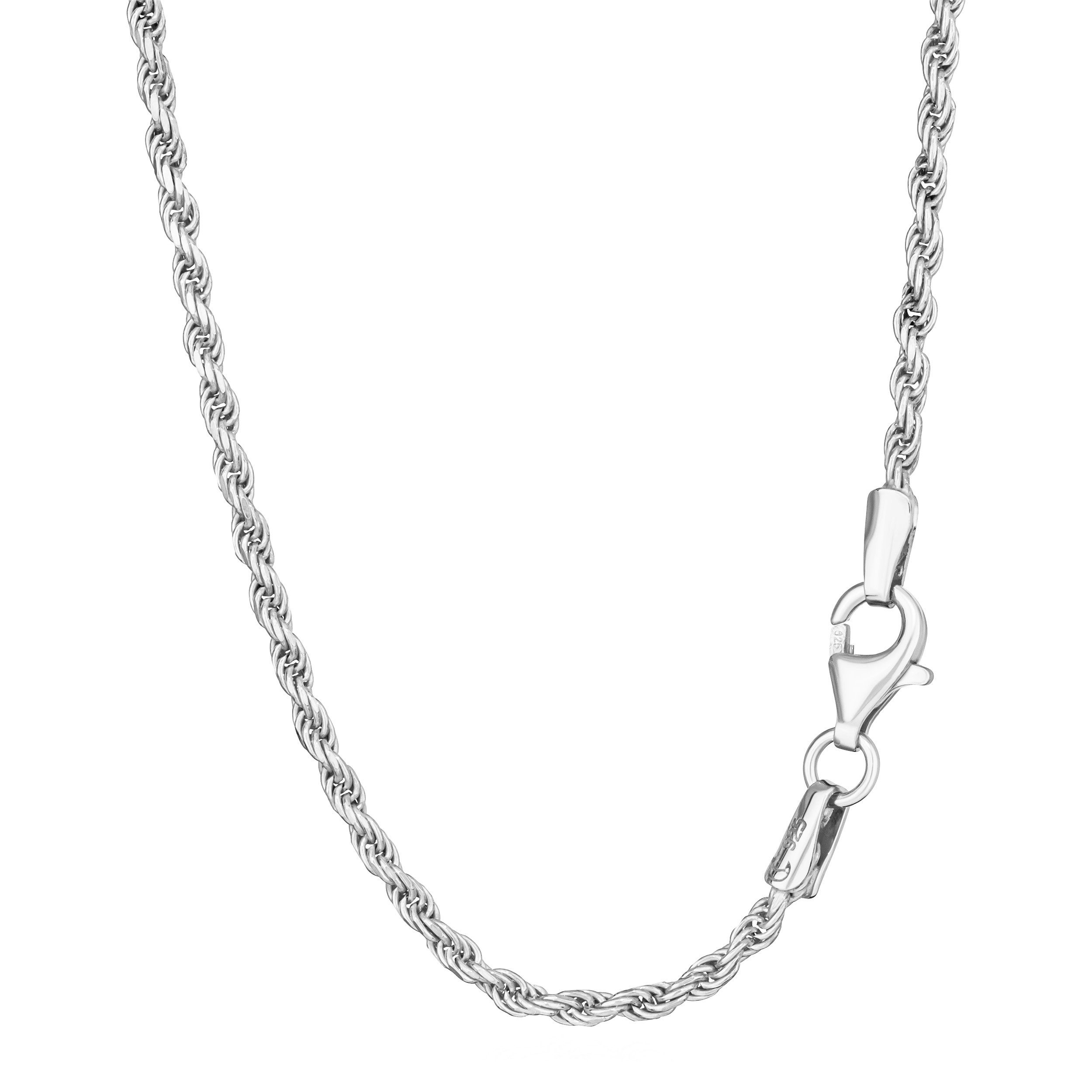 NKlaus Silberkette Halskette 42cm Kordelkette 925 günstig online kaufen