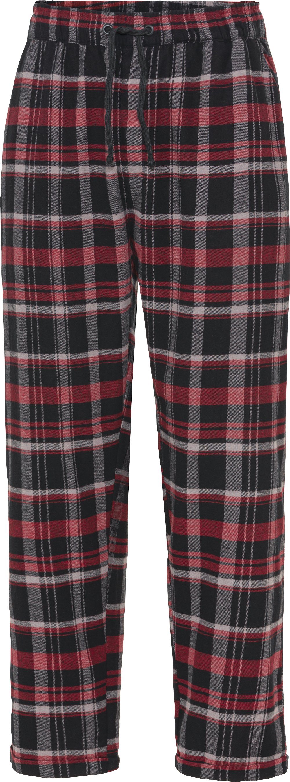 Franco Bettoni Pyjama (Set, tlg., aus 1 Stück) weich angerauter 2 Baumwolle bordeaux