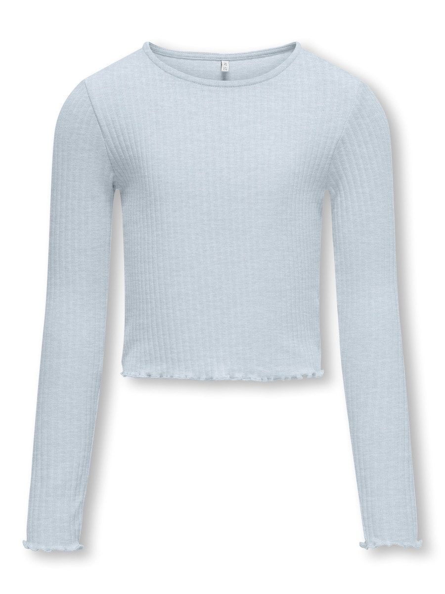 KIDS ONLY Langarmshirt KOGNELLA L/S O-NECK (1-tlg) gerippt