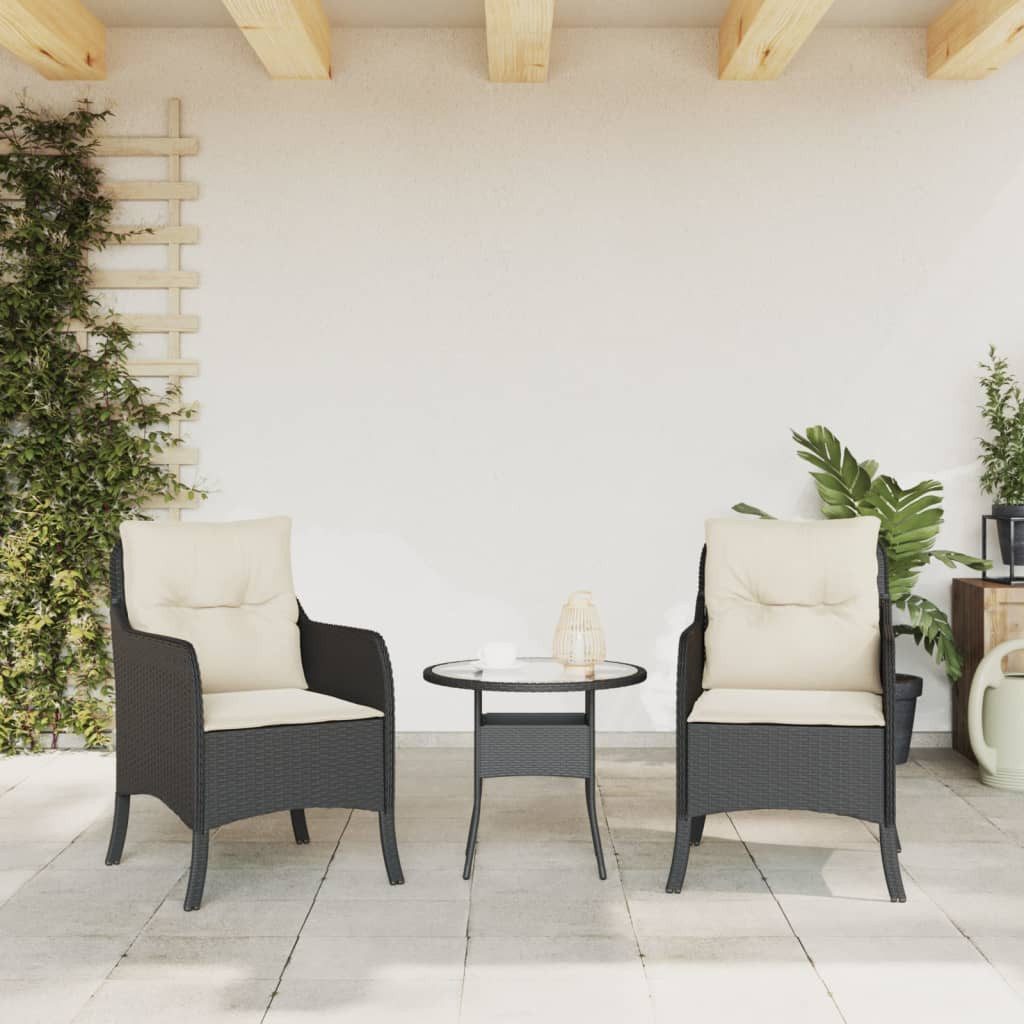vidaXL Gartenstuhl Gartenstühle mit Kissen 2 günstig online kaufen