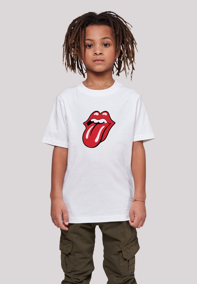 F4NT4STIC T-Shirt The Rolling Stones Zunge Rot Print, Offiziell  lizenziertes The Rolling Stones T-Shirt